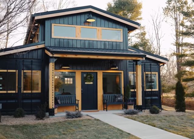 Shipping Container House Airbnb with Basketball Court Is Badass!