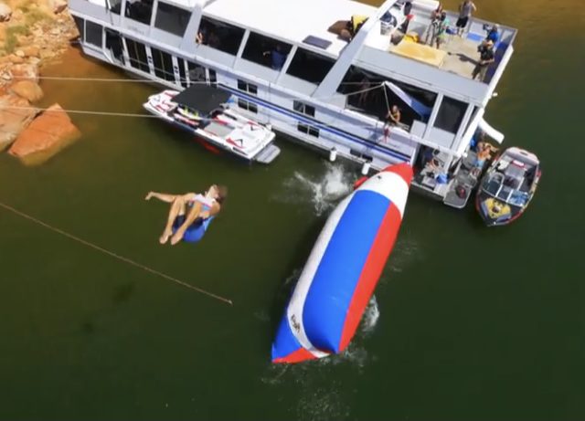 55 Foot Launch from a Water Catapult. Let’s Do This!