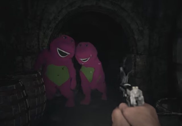 Resident Evil Village: Barney Mod Is Hilariously Terrifying