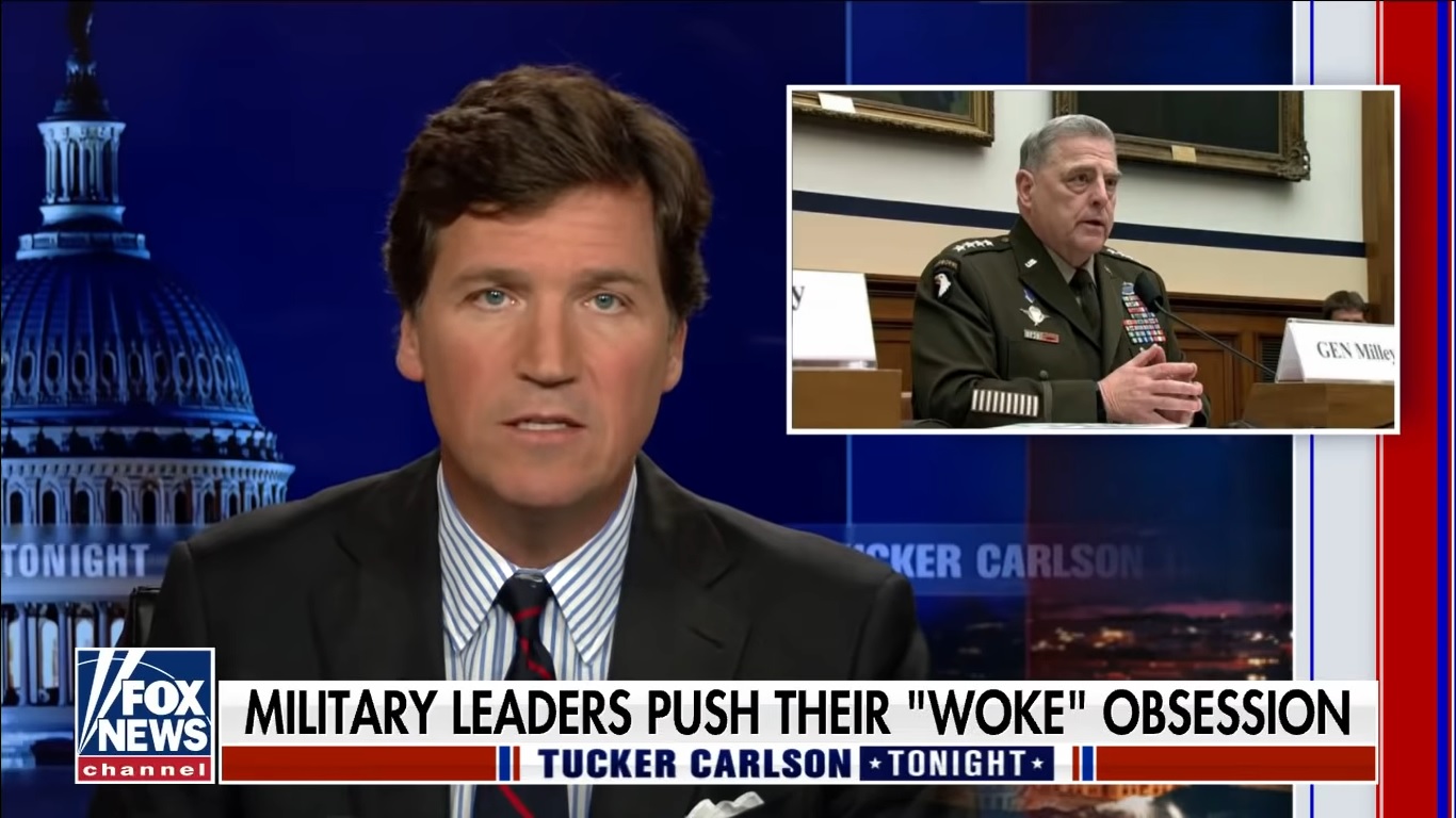 Tucker Shreds CJCS Mark Milley & Military Leadership