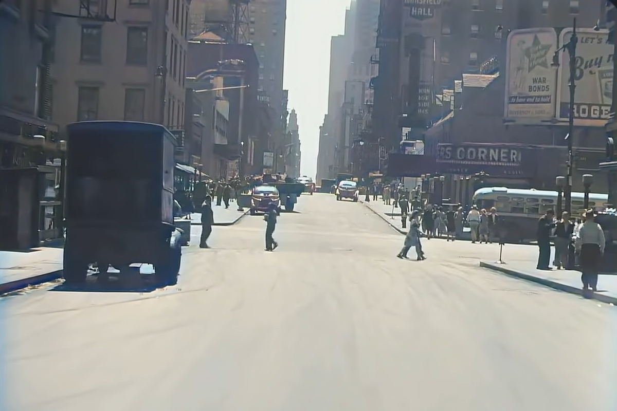 New York 1945. This Is Amazing!