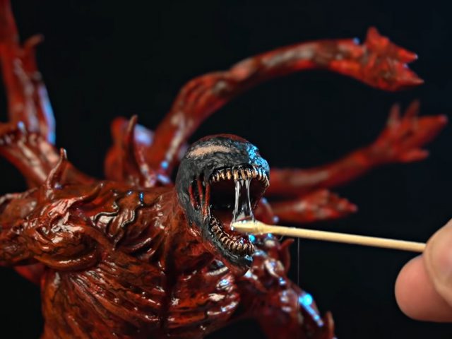 Watch Guy Sculpt Carnage from ‘Venom: Let There Be Carnage’