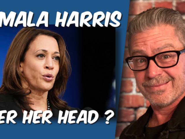 Kamala Harris Over Her Head?