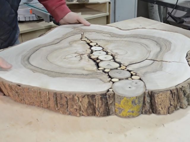 Watch Man Make Unbelievable Walnut Coffee Table