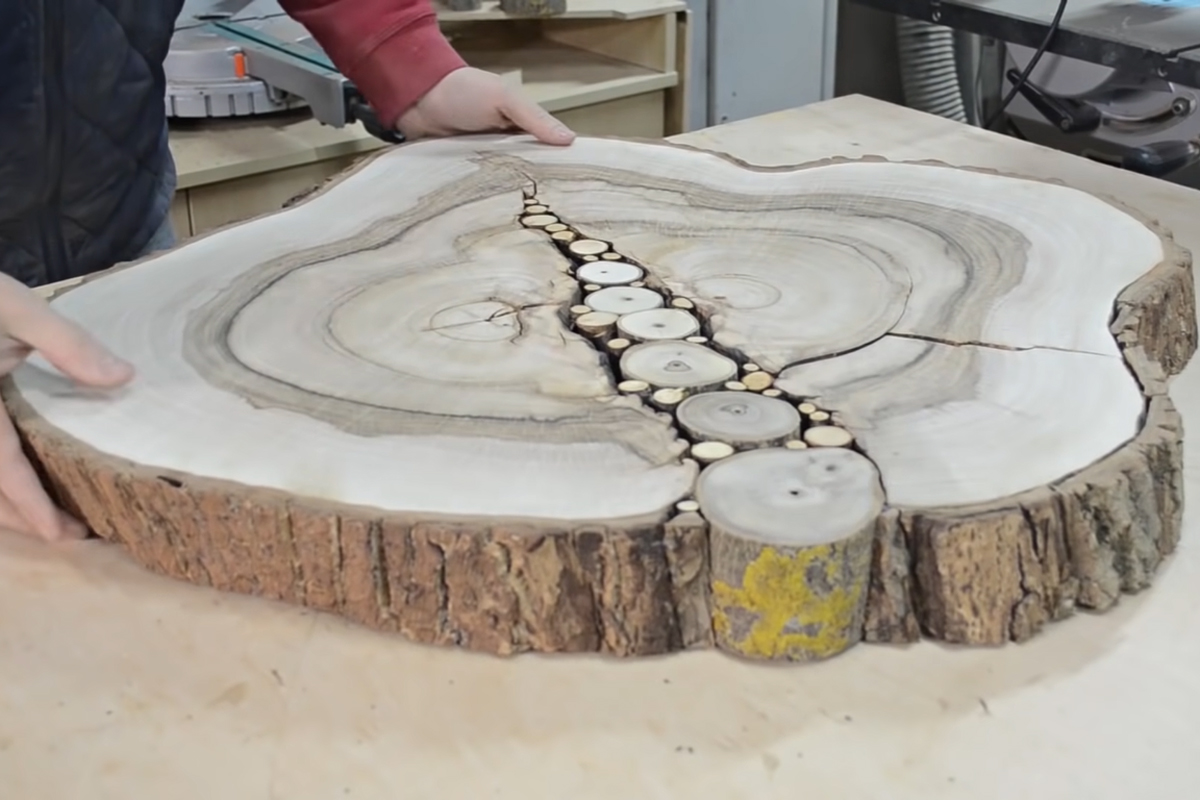 Watch Man Make Unbelievable Walnut Coffee Table