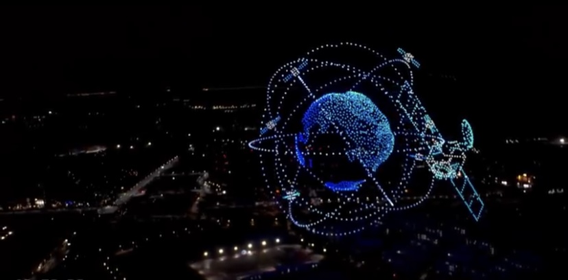 World Record Drone Display. Terrifying