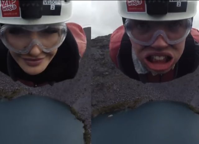 Dude Gets on World’s Fastest Zipline. 120 MPH