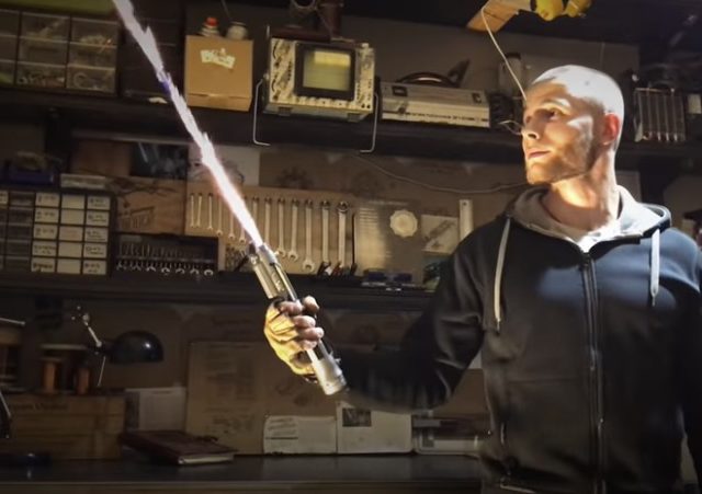 Dude Made a REAL Lightsaber! We Need This!