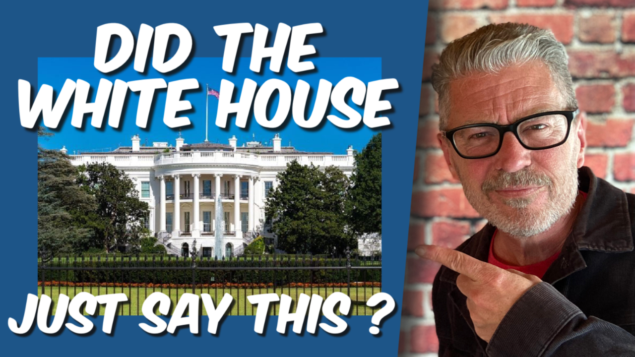 Did the White House just say this?