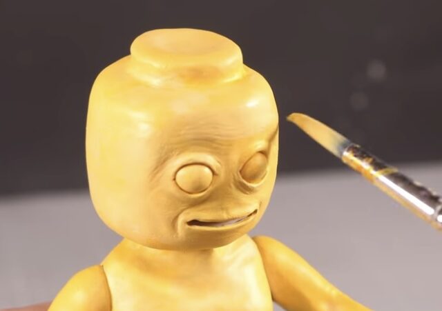 Sculptor creates a realistic Lego Man and yes, it is disturbing. (Video)
