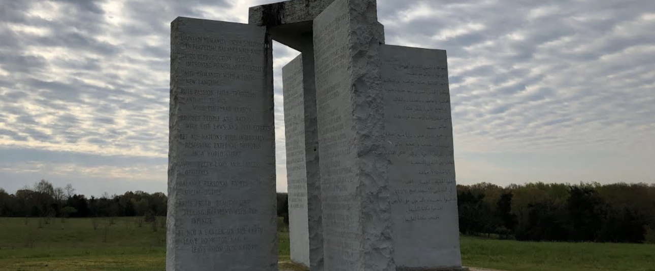 Georgia Guidestones Damaged – We Have Suspects