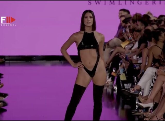 Lingerie or Swim? Cirone goes for both in Miami show. (video)