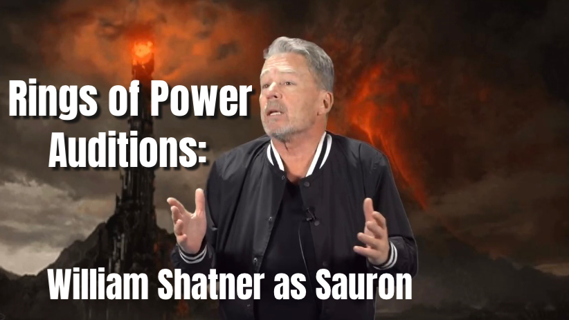 Rings of Power Auditions: William Shatner as Sauron (video)