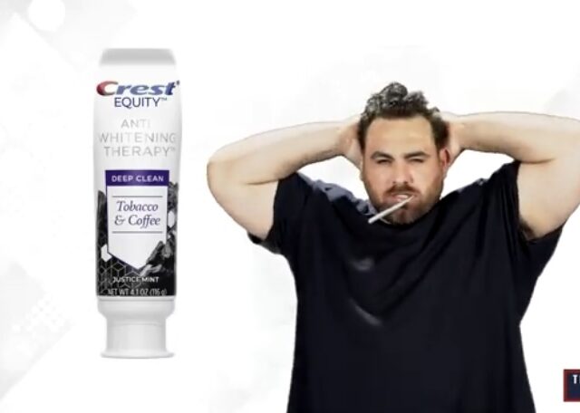 Crest Equity Strips (for a woke smile) New from That Show Tonight!