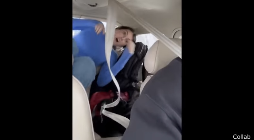 When you’re not ready & the pilot turns off gravity (video)