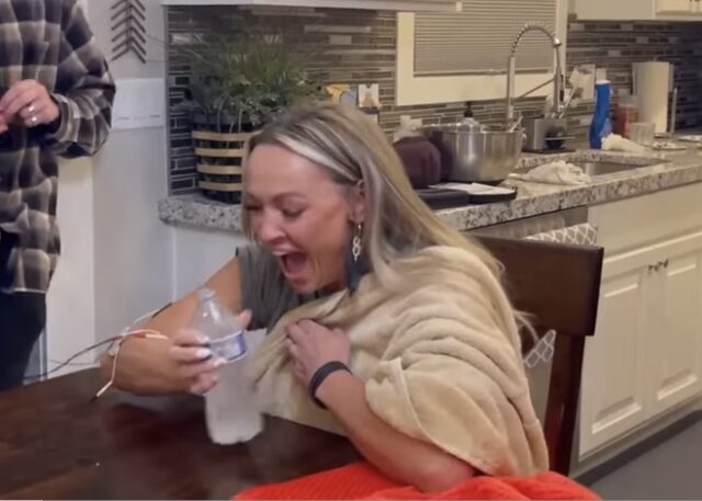When you’re trying to drink water but you’re getting electrocuted. (video)