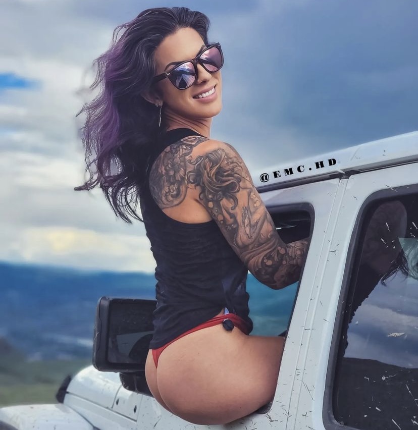 Tattoos & Harleys are always a good mix