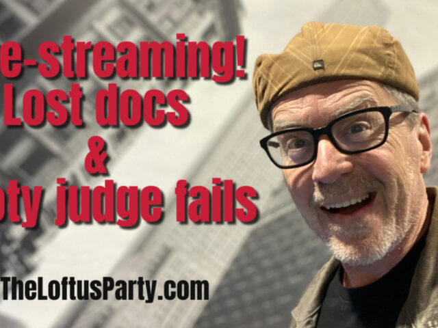 Livestream: Talking missing docs & booty judge fails!