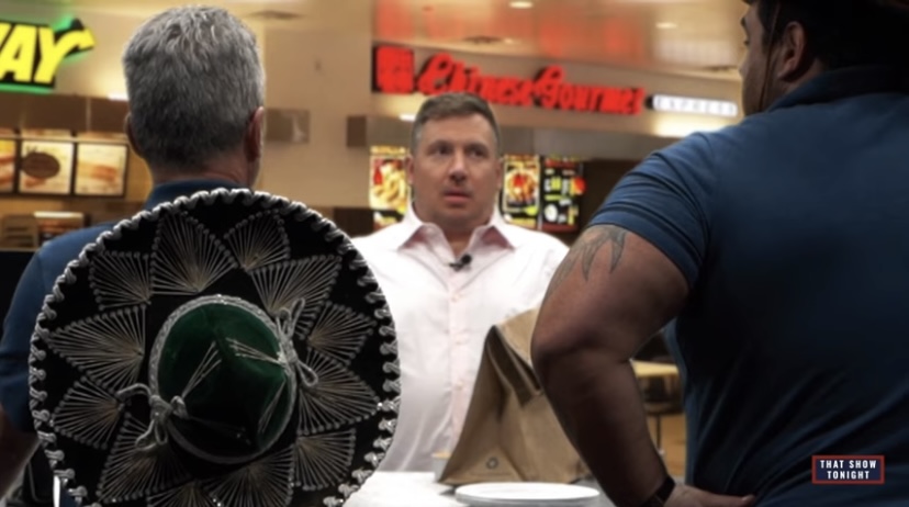 Donation Shaming at the Food Court. New from That Show Tonight (Video)