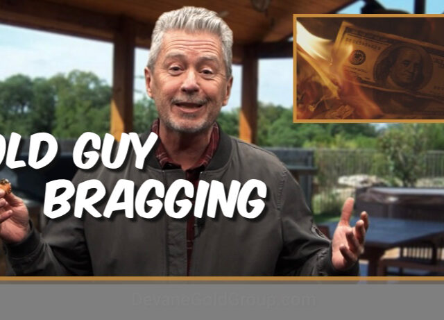 Gold Guy talking smack about banks. (video)