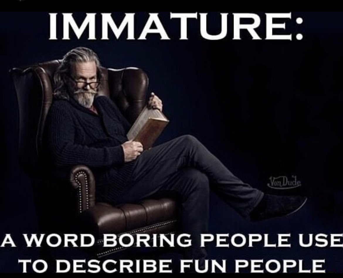 Much-Needed Mid-Week Immaturity