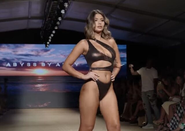 Abyss by Abby Swimwear 2023. We like it cause it’s shiny. Shiny is good. (video)
