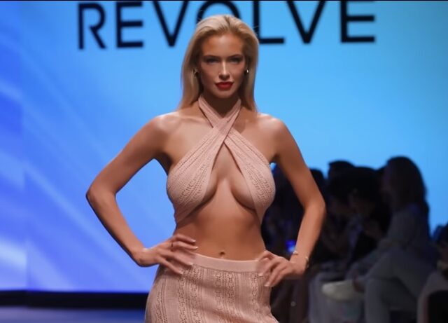 Just one look. Hannah Palmer at Miami Swim Week 2023 (video)