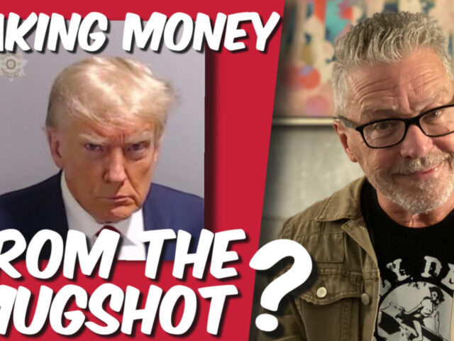 He’s making money off the mugshot? No way! (video)