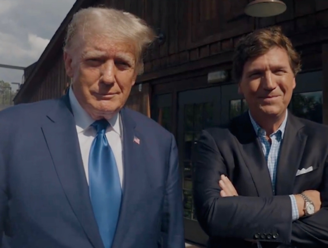 Tucker Interviews Trump and the numbers are huge! (video)