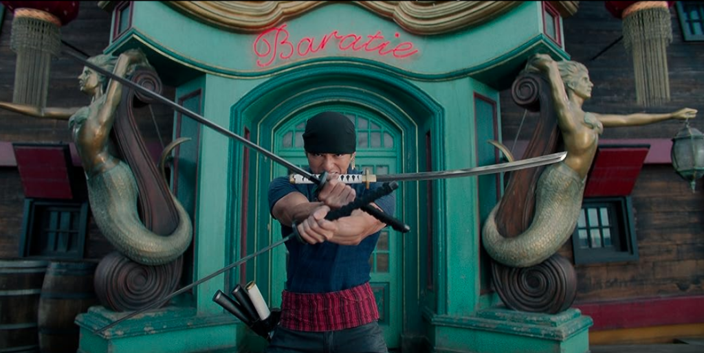 Mackenyu as Roronoa Zoro. Image ©Netflix.