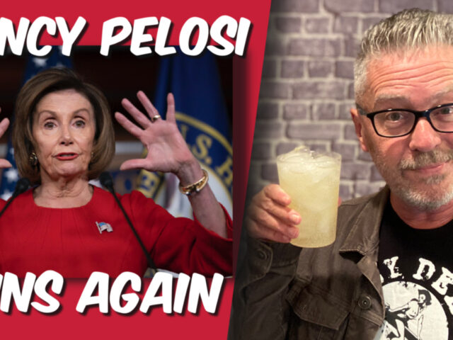 She’s 83, drunk and running again! Here’s Nancy! (video)