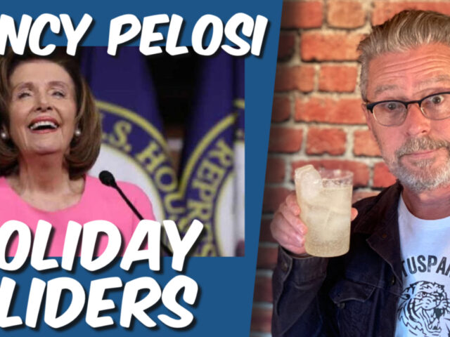 “Holiday Sliders” drink recipe from Nanshy Pelosi. (video)