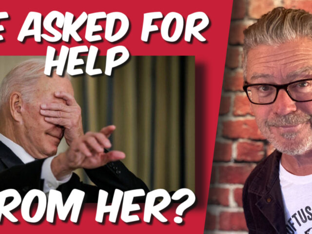 Biden asked her for help? Ouch. (video)