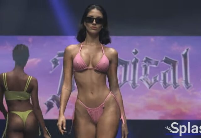 Tropical Goth Swimwear? Yeah, we have to see that. (video)