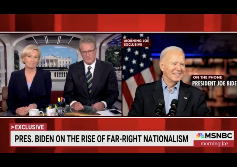 A little Morning Joe tirade from Biden just to make things stay awkward. (video)