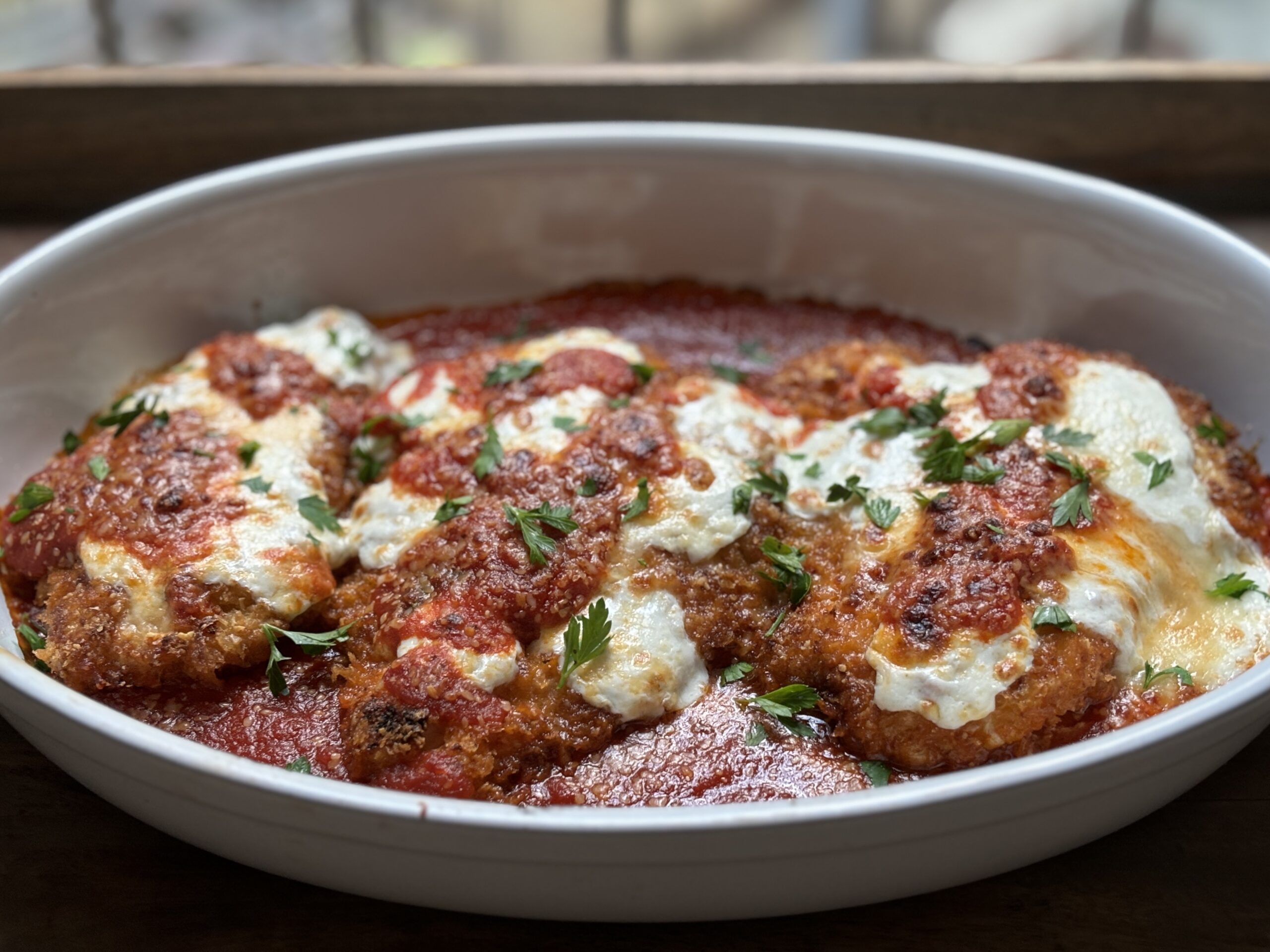 This chicken parmigiana will rock your world