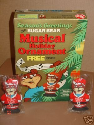 Golden Crisp cereal circa 1990 with the cereal box prize