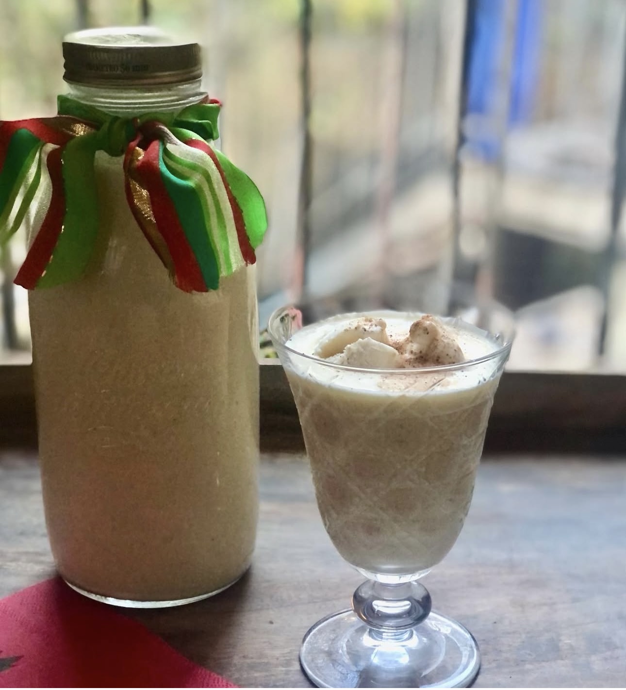 Homemade egg nog… Happy New Year