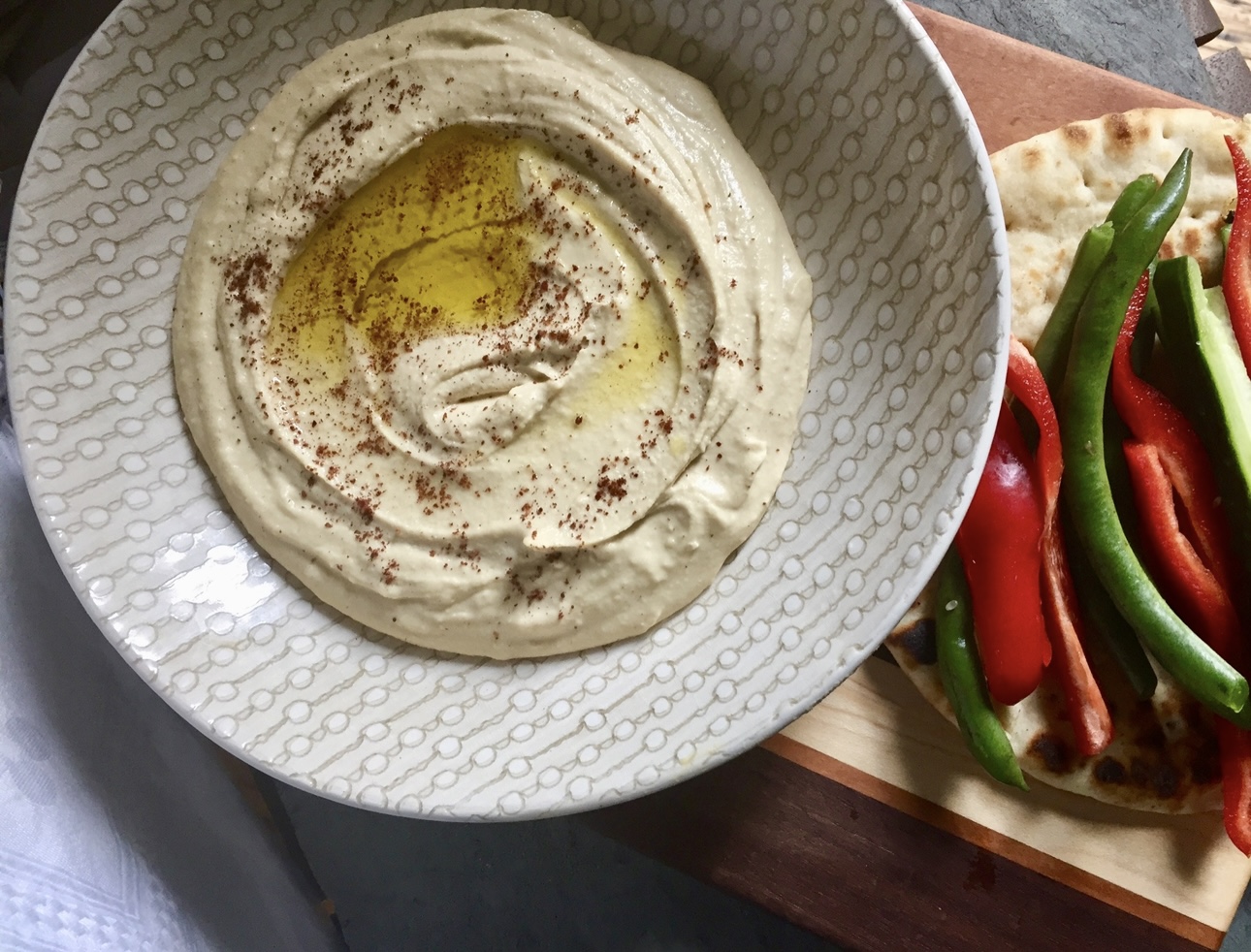 For your game day spread…hummas