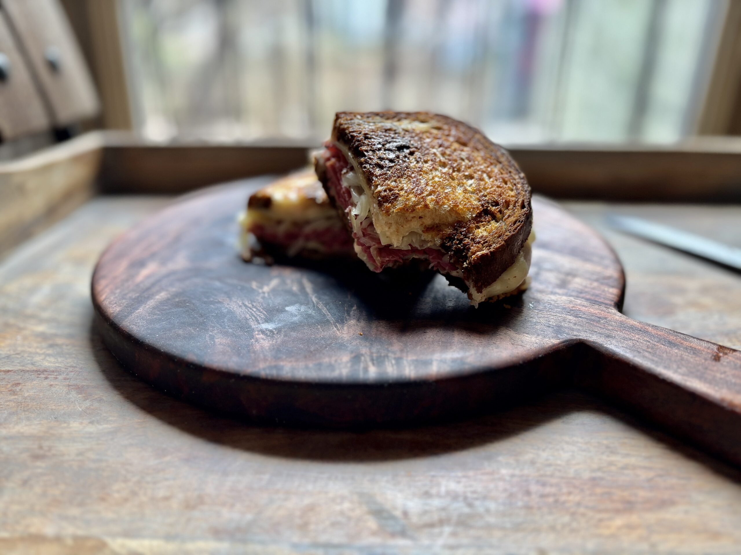 Reuben sandwich- no recipe required