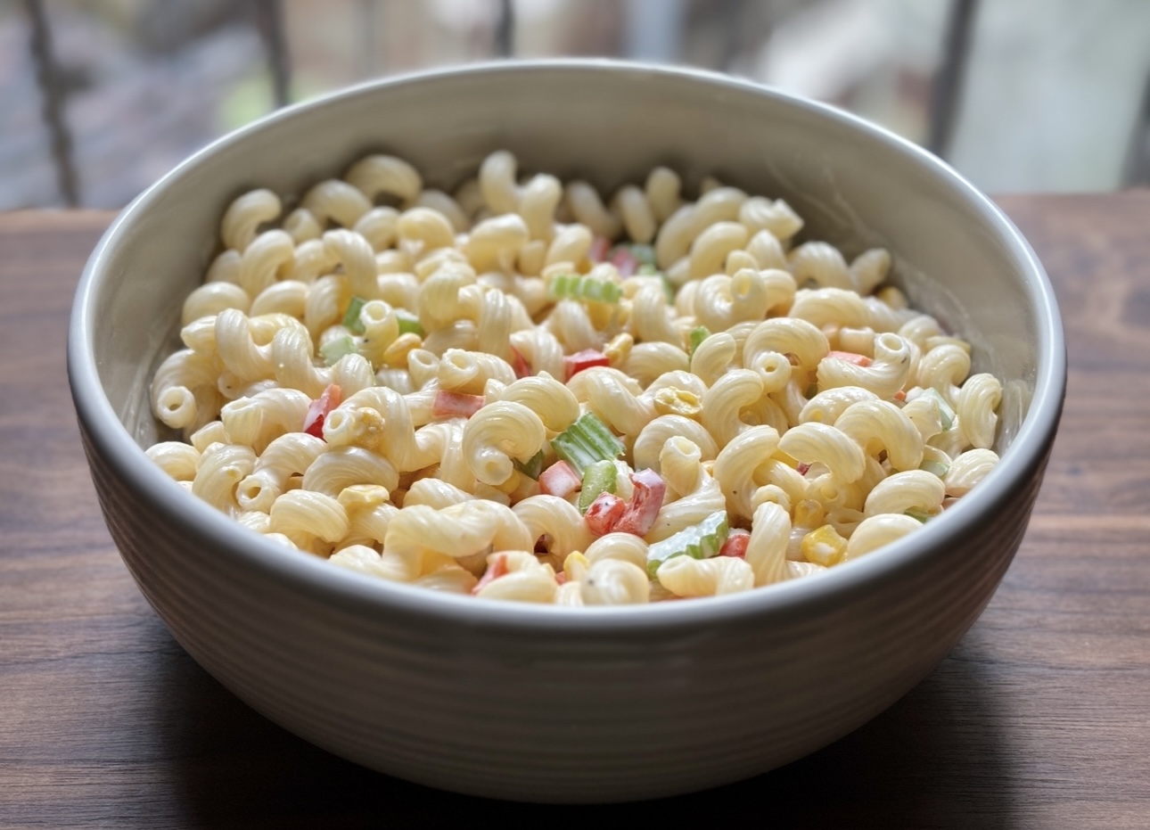 Summer sides- macaroni salad