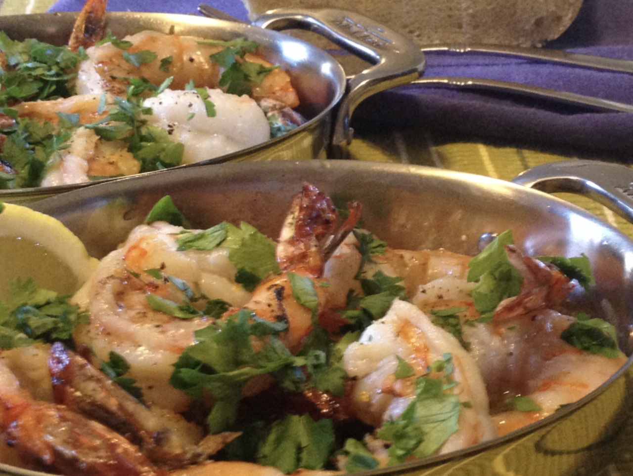 Shrimp Scampi…a mediterranean seafood feast