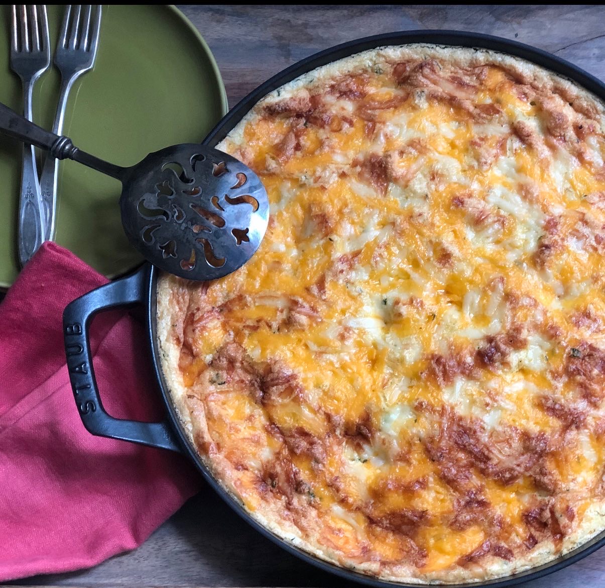 Souffled Mac and cheese a vintage recipe
