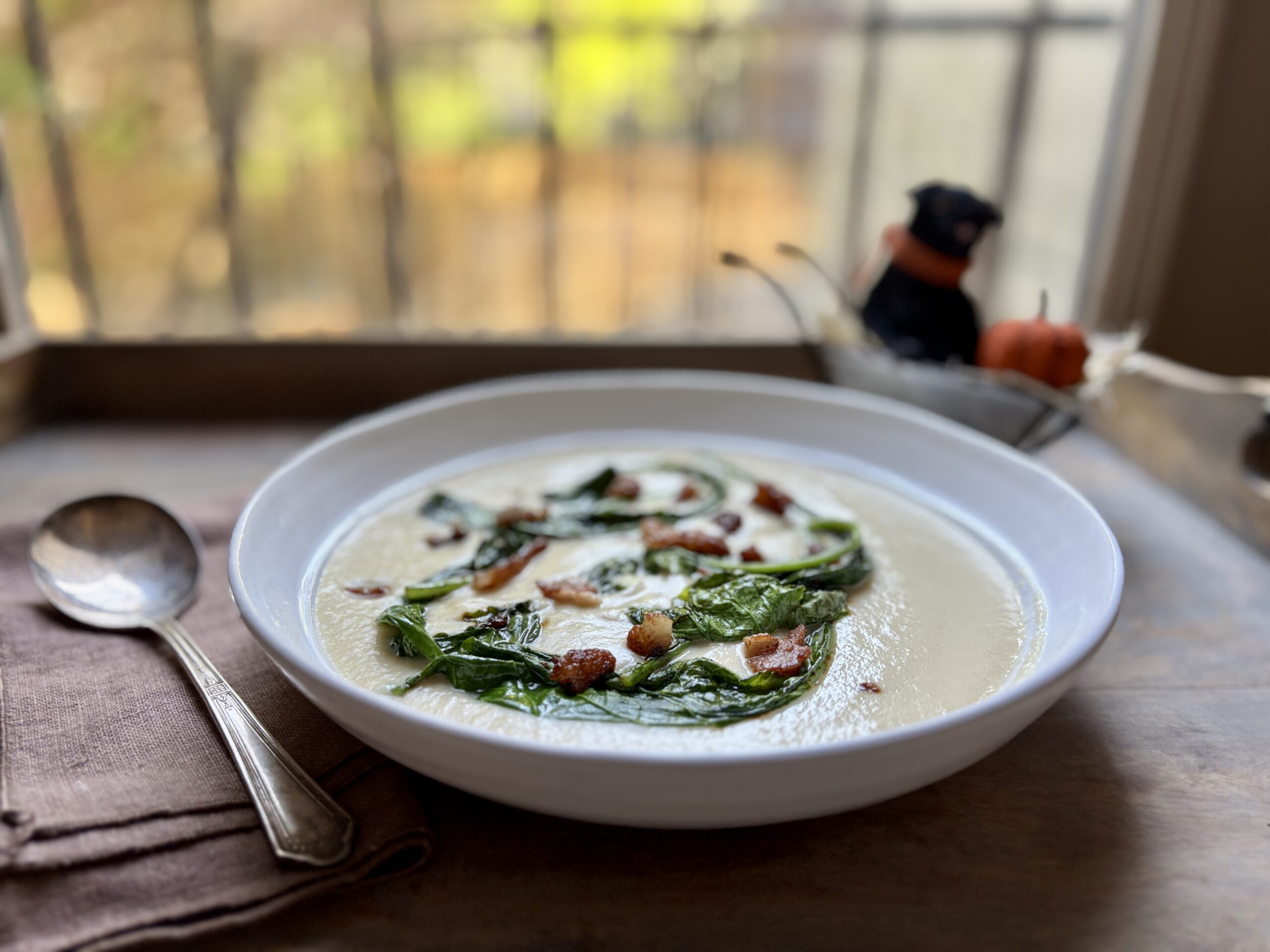 Happy October and hello soup weather-Hakurei Turnip soup