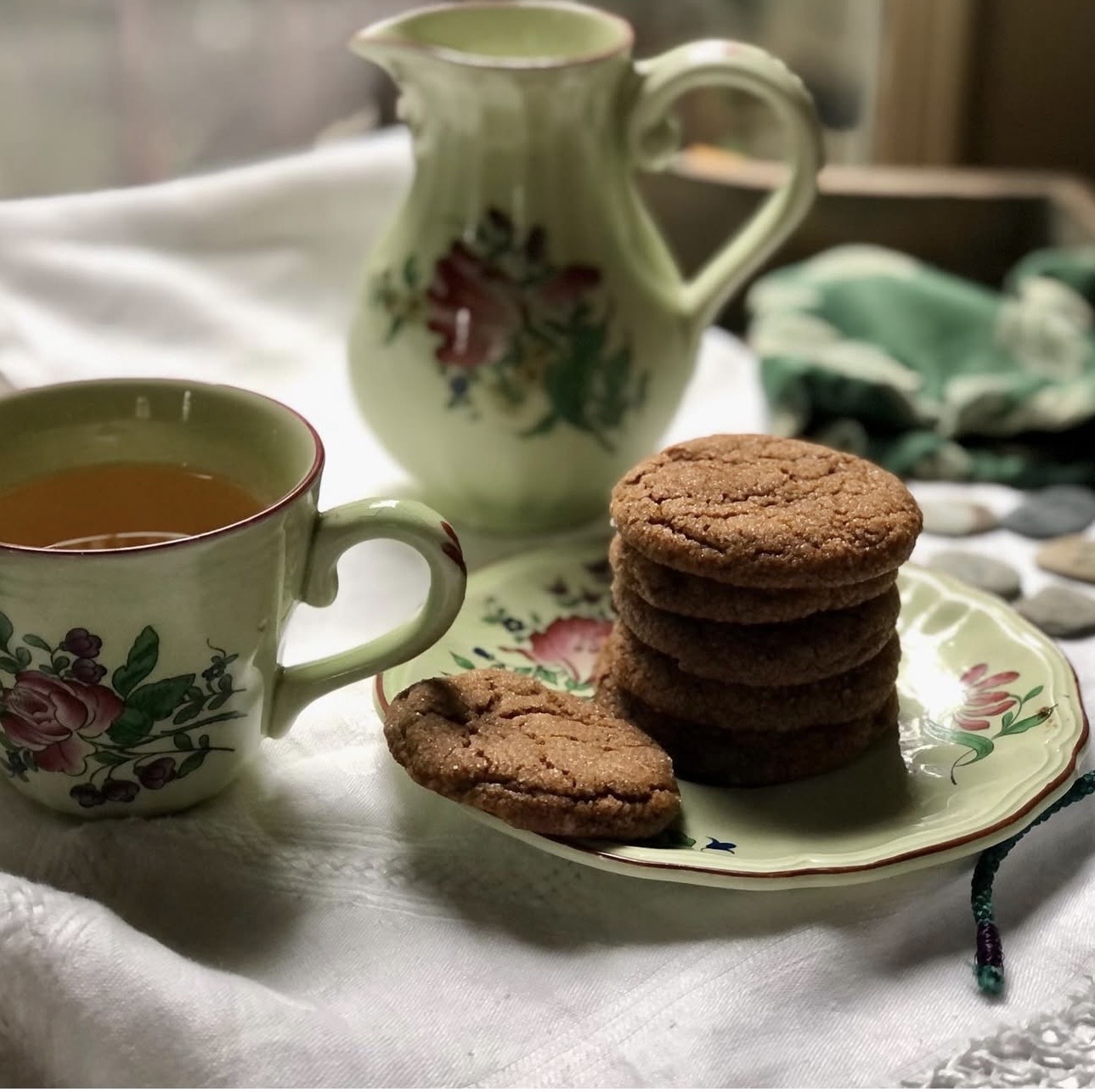 More holiday baking…ginger molasses cookies
