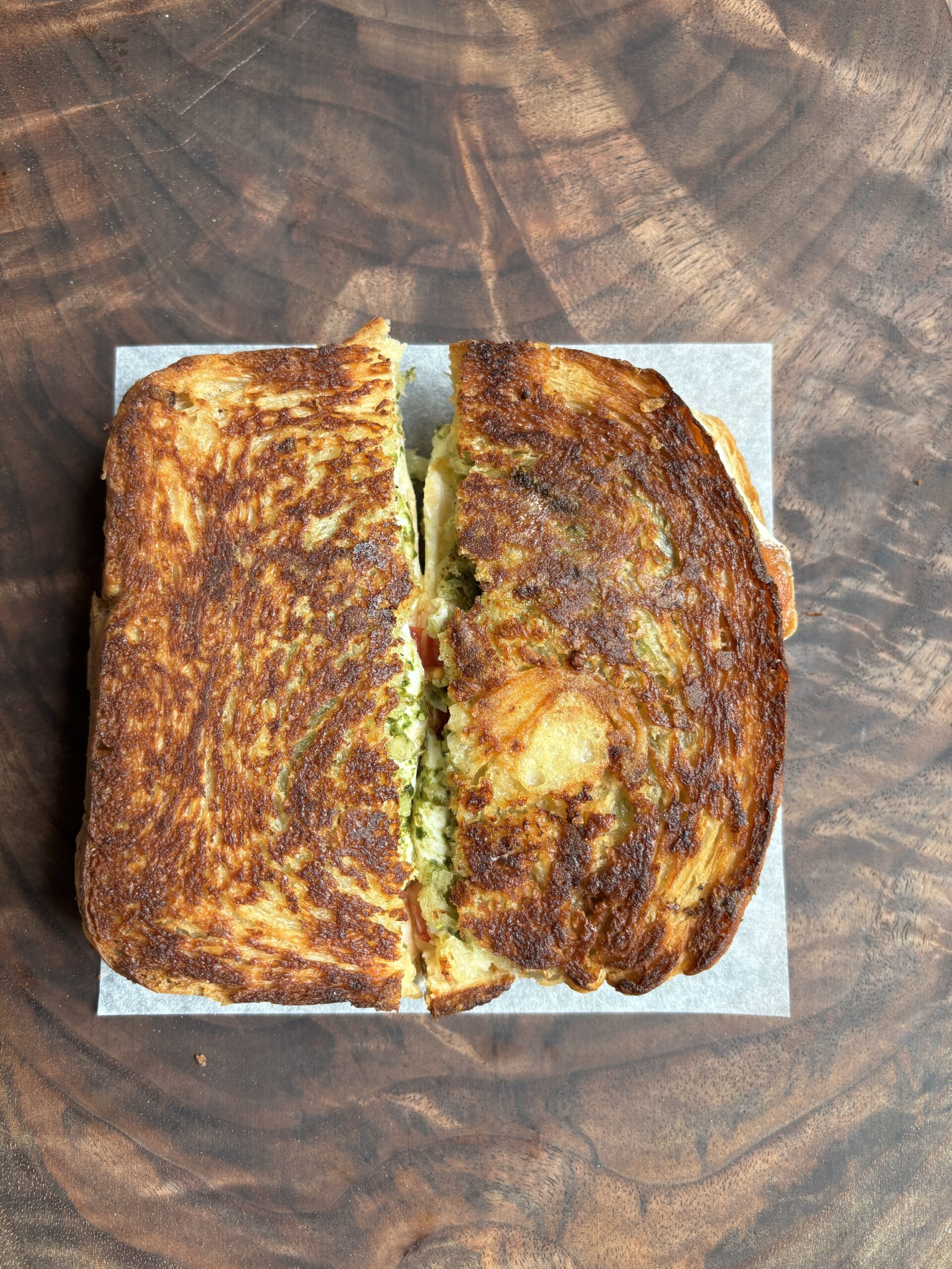 Grilled cheese Italian style