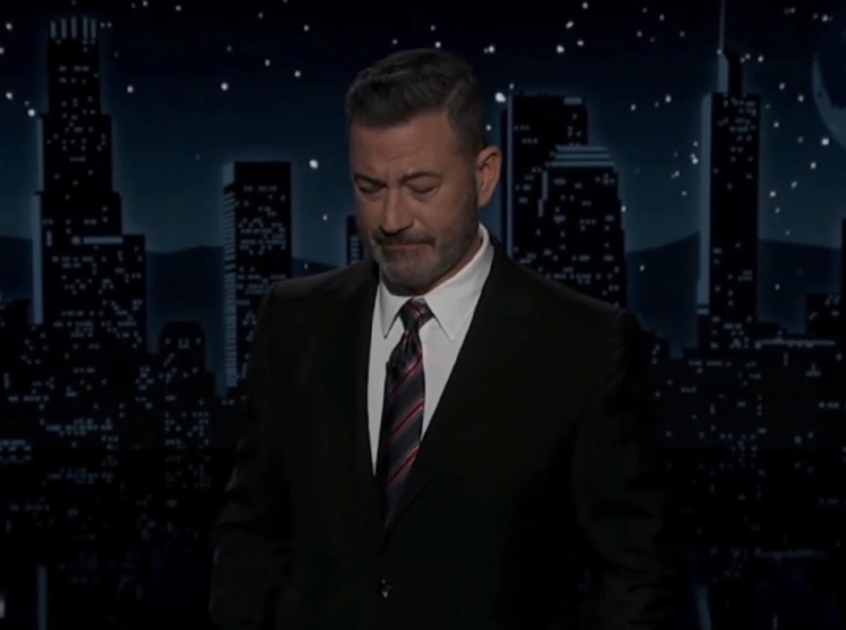 Jimmy Kimmel hanging on to his ABC job for dear life.