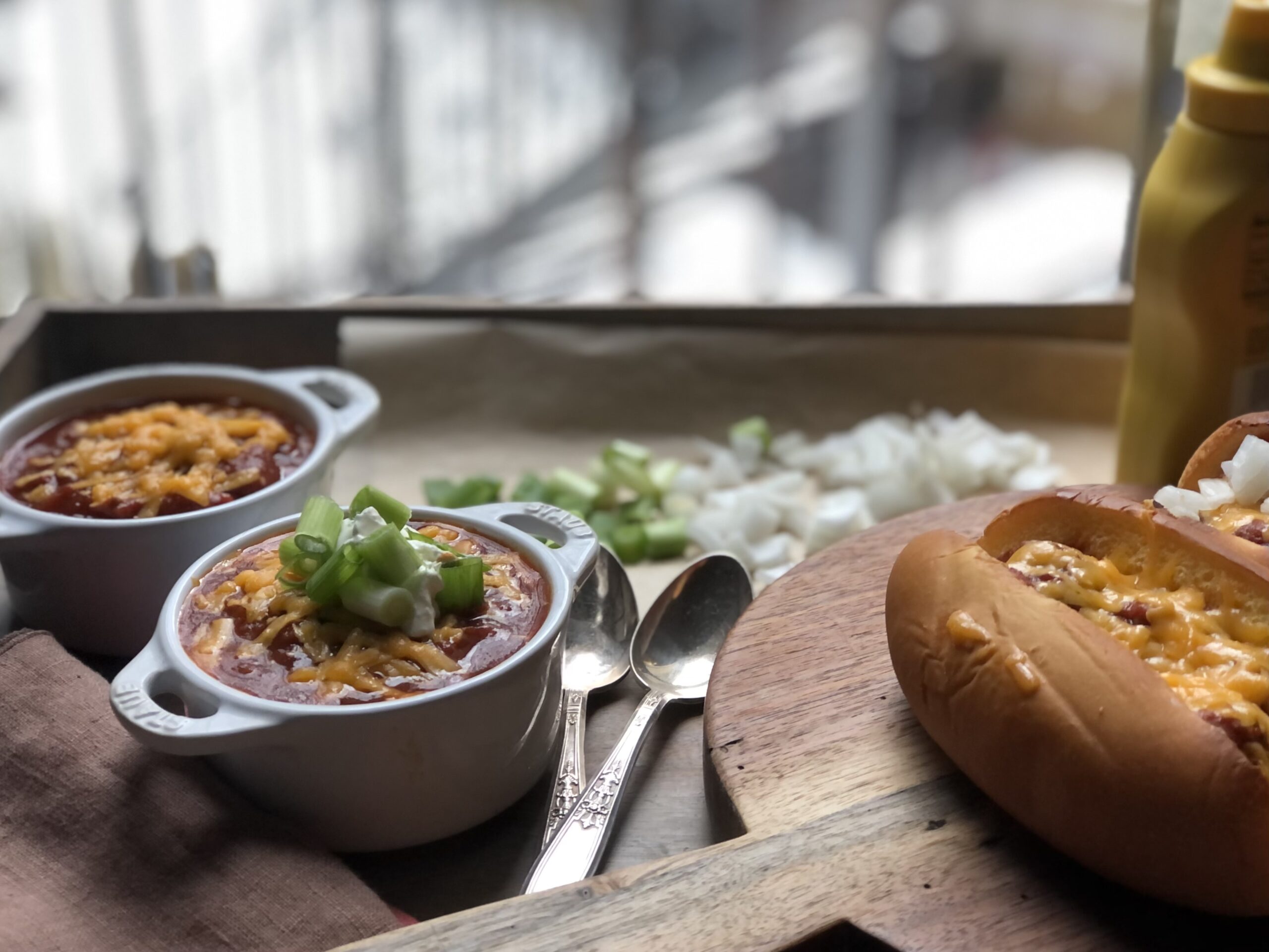 Chili and the best Chili Cheese Dogs.