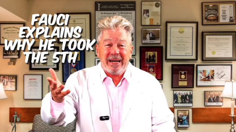 Fauci explains why he took the 5th!